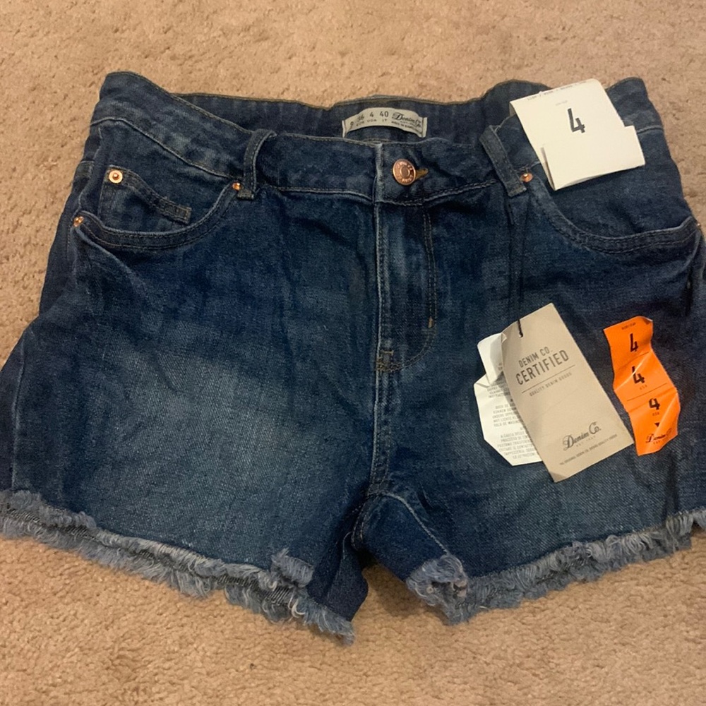 Denim Co. Mid-arise Jean Shorts